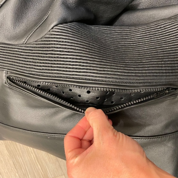 Leather Motorcycle Jacket - Picture 8 of 14